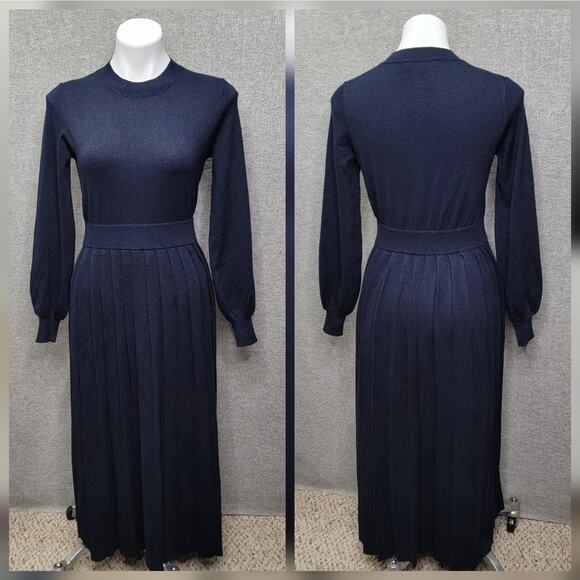 Pearl by Lela Rose Dresses & Skirts - PEARL BY LELA ROSE KNIT PLEATED DRESS, SIZE S